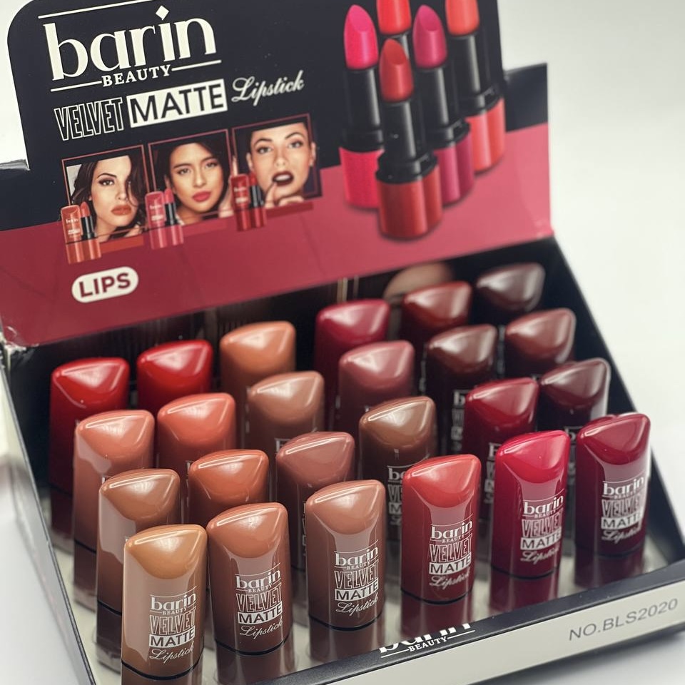 رژ لب جامد بارین BARIN در 24 رنگ