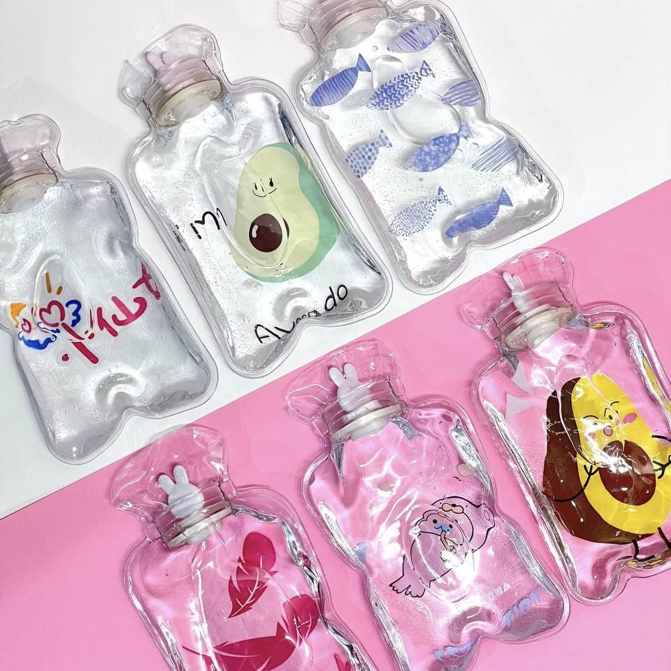 کیسه آب گرم شفاف فانتزی طرح دار