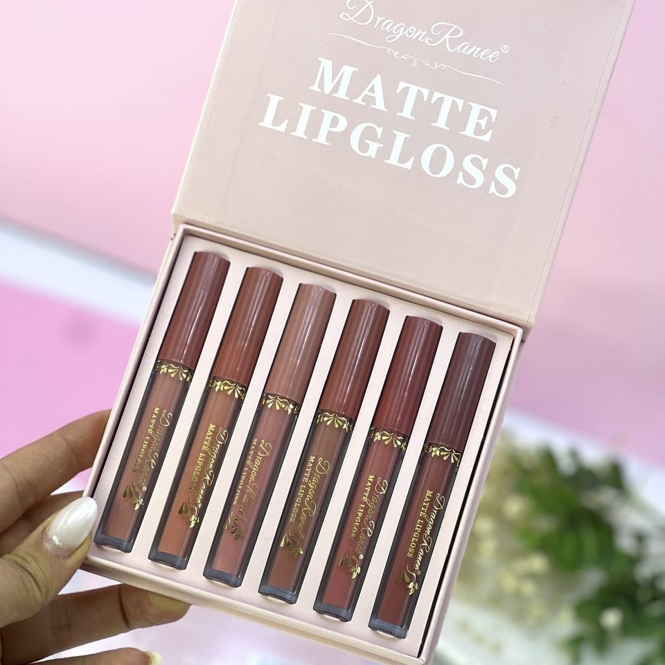 پک رژ لب مایع 6 عددی دراگون رانی DRAGON RANEE