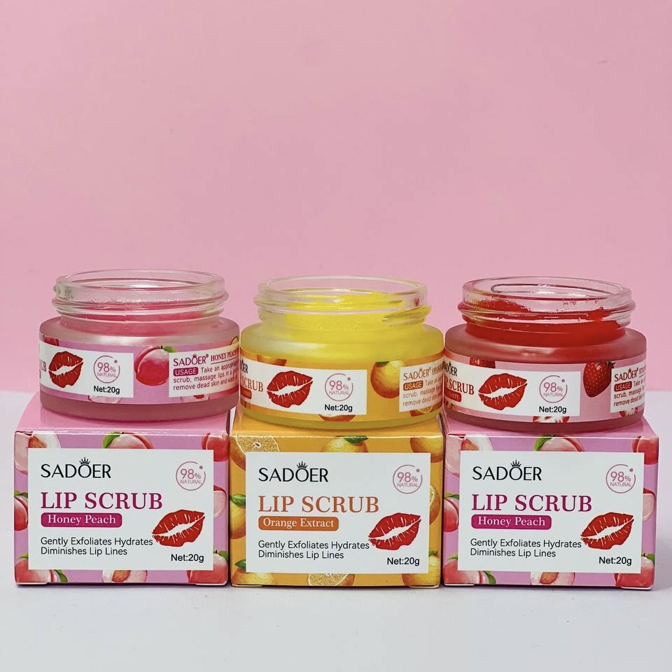 اسکراب لب آبرسان و مرطوب کننده سادور SADOER