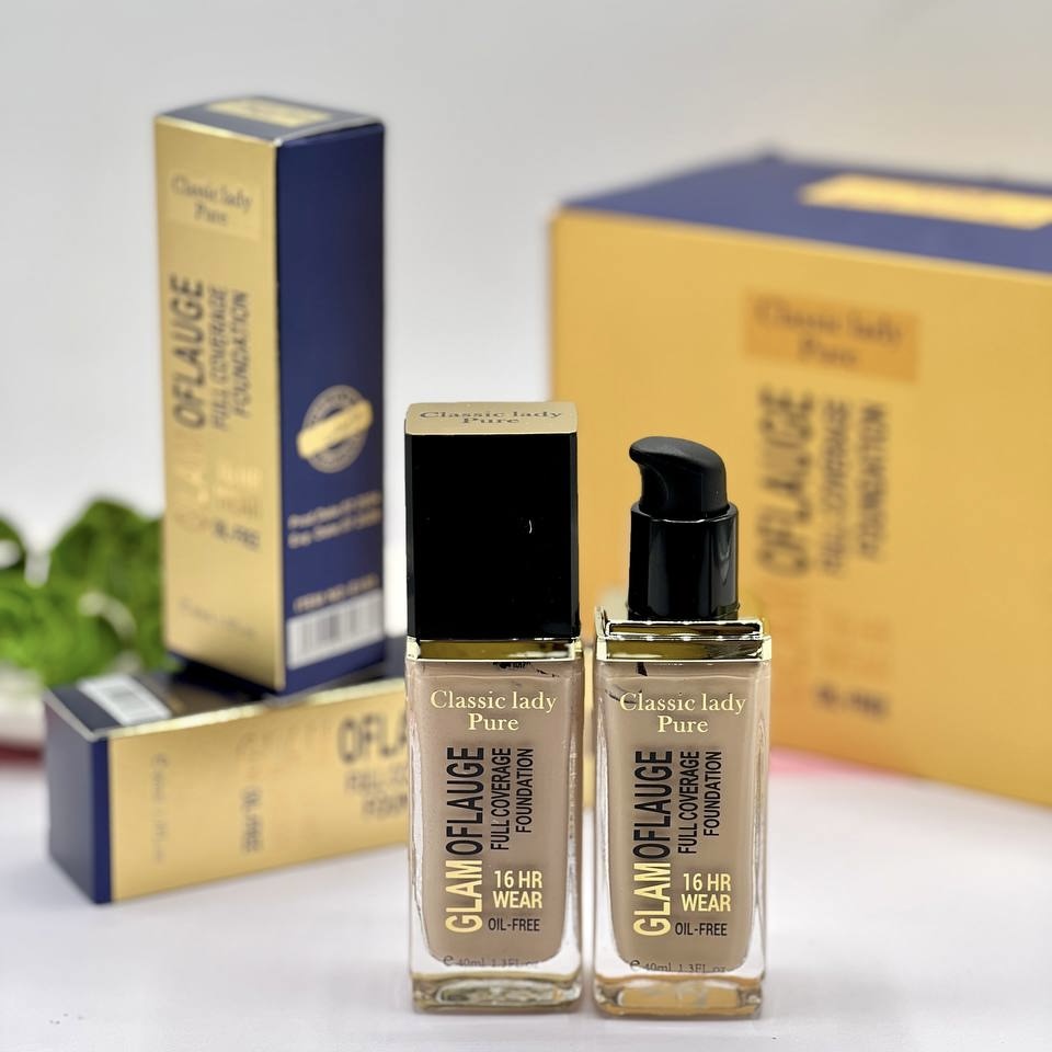 کرم پودر شیشه ای کلاسیک لیدی پیور CLASSIC LADY PURE