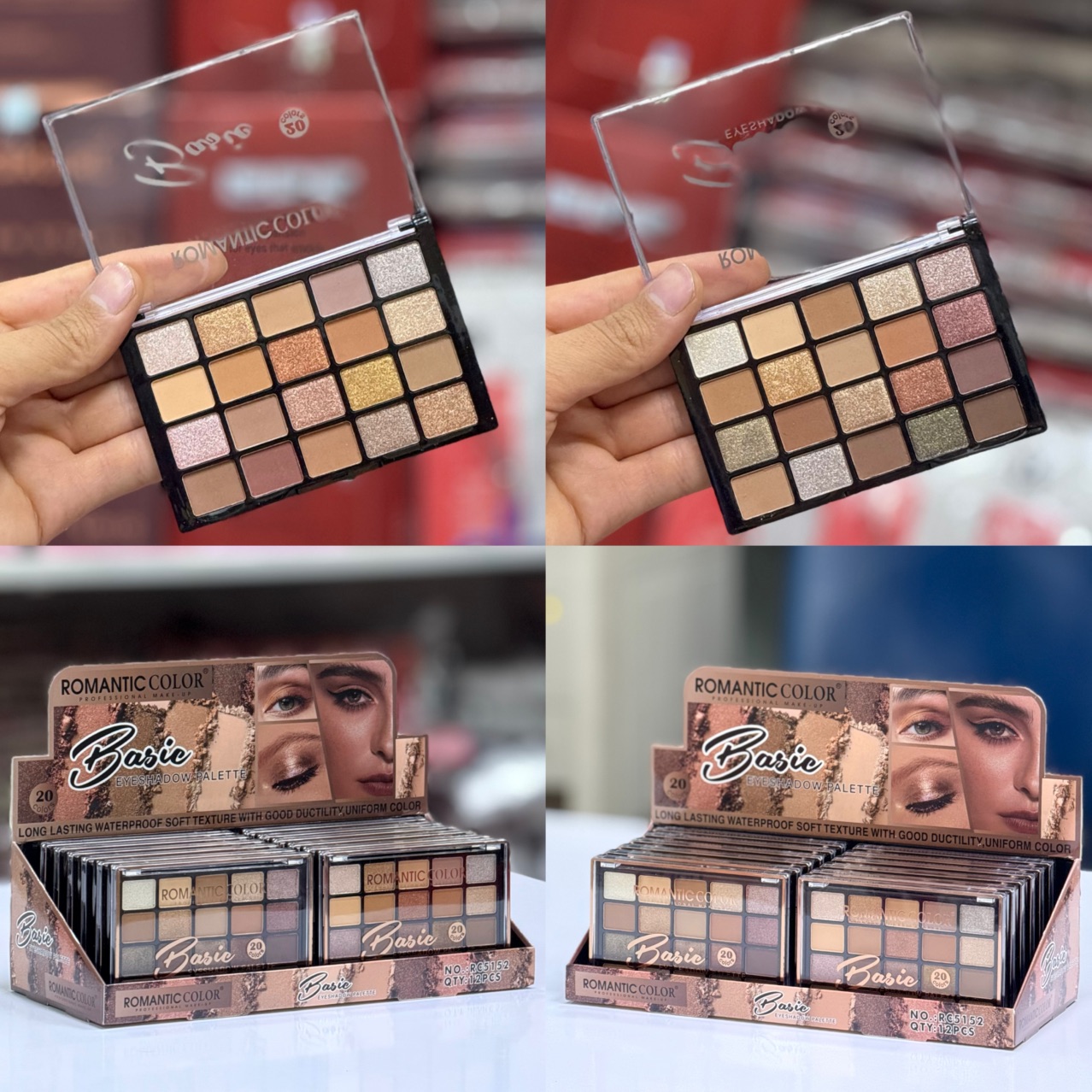 پالت سایه 20 رنگ رمانتیک کالر Romantic Color عمده