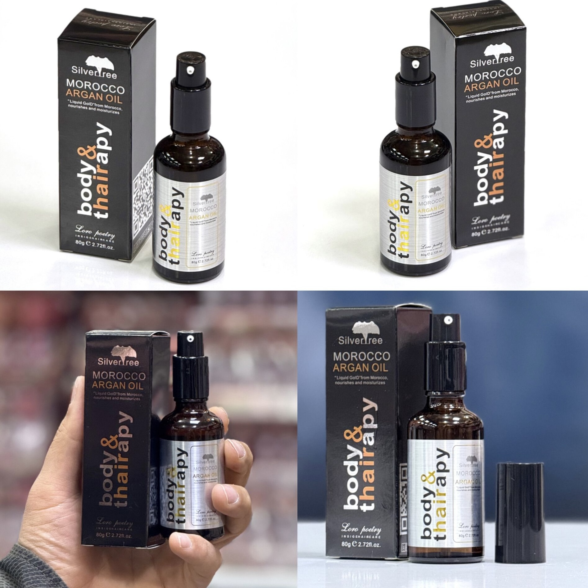 روغن ارگان پوست و مو عمده Silvertree