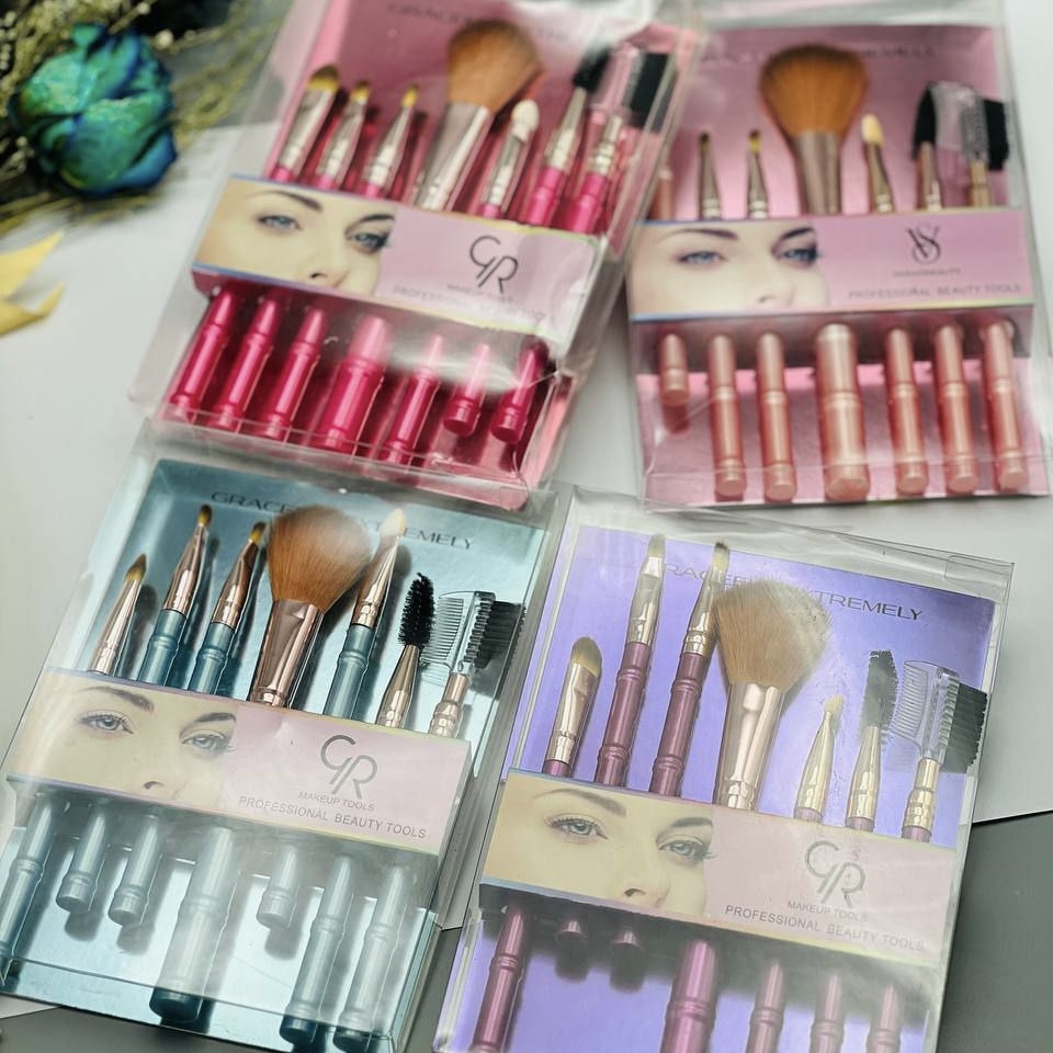ست براش 7 تکه کویدن رز QOIDEN ROSE