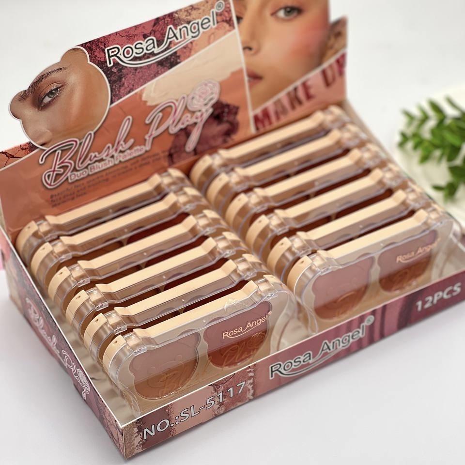 رژ گونه دو قلو خرسی ROSA ANGEL