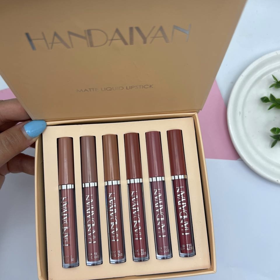 پک 6 عددی رژ لب مایع هندیان HANDAIYAN