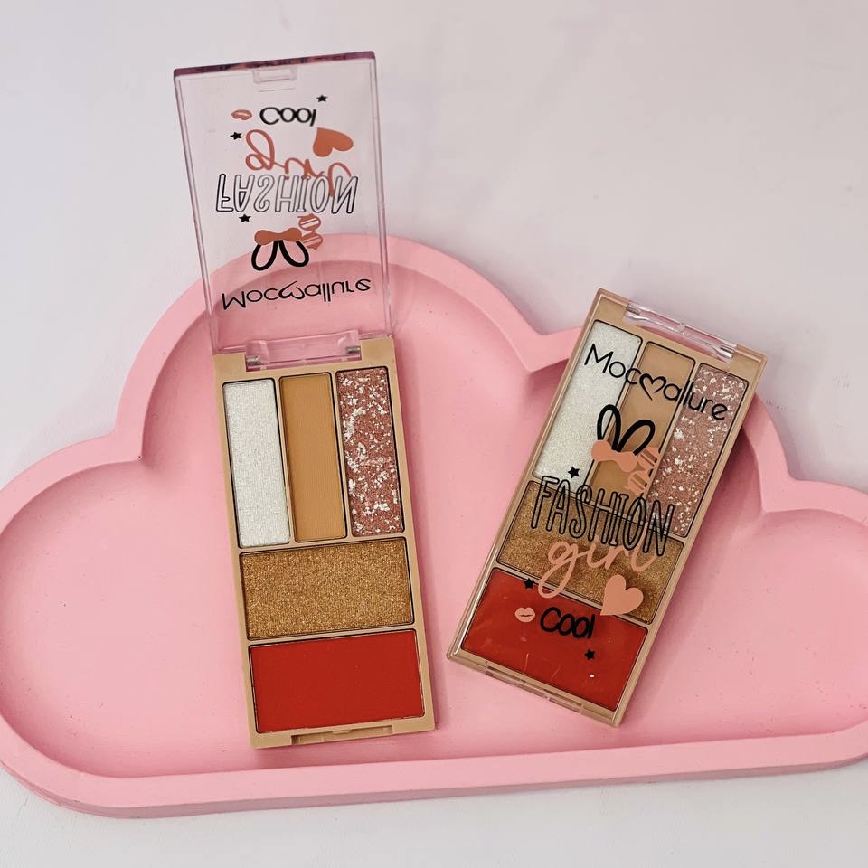 پالت سایه و هایلایتر و رژ گونه مدل خرگوشی موکالر MOCALLURE