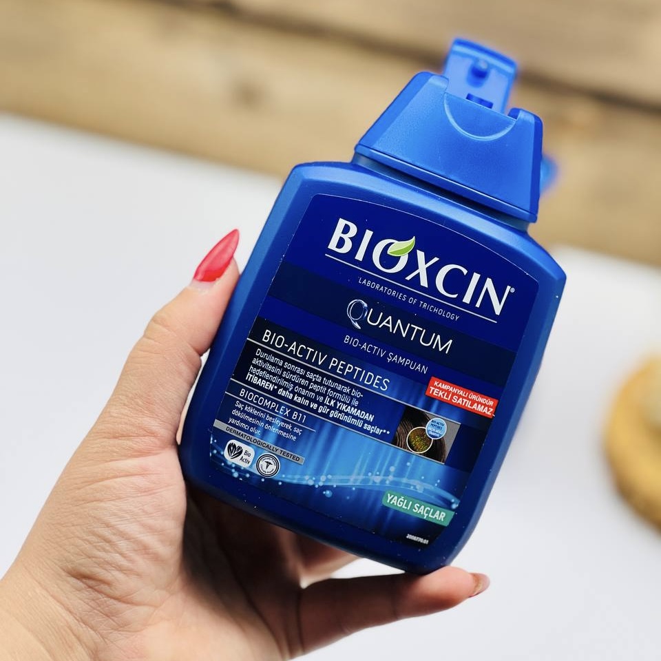 شامپو ضد ریزش و مناسب مو چرب بیوکسین کوانتوم BIOXCIN QUANTUM اورجینال