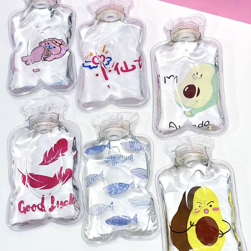 کیسه آب گرم شفاف فانتزی طرح دار