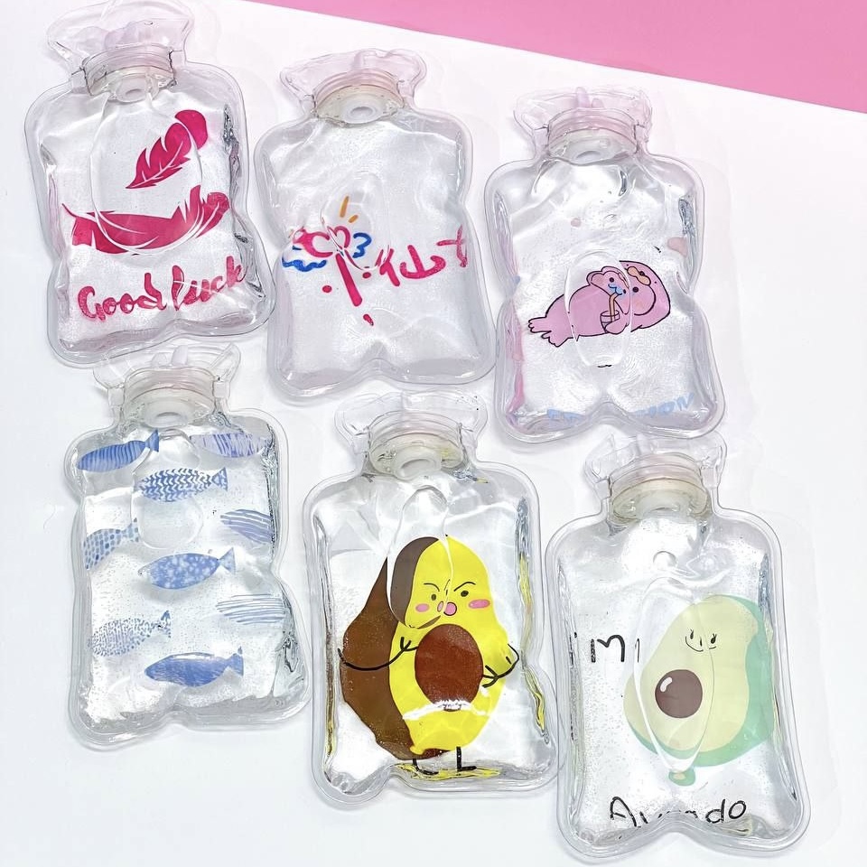 کیسه آب گرم شفاف فانتزی طرح دار