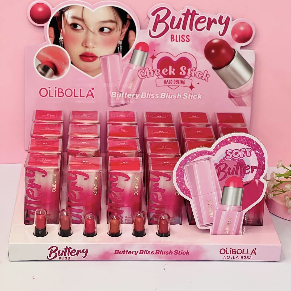 رژ گونه استیکی تستر دار OLIBOLLA