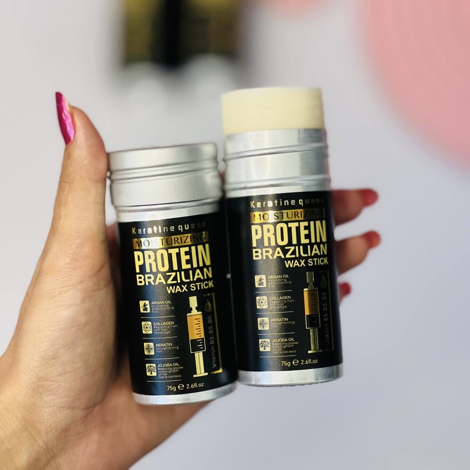 وزگیر مو استیکی کراتین کوئین پروتئین برزیلیان 75 گرمی