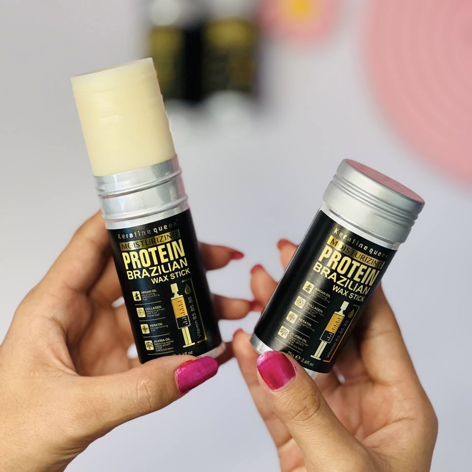 وزگیر مو استیکی کراتین کوئین پروتئین برزیلیان 75 گرمی