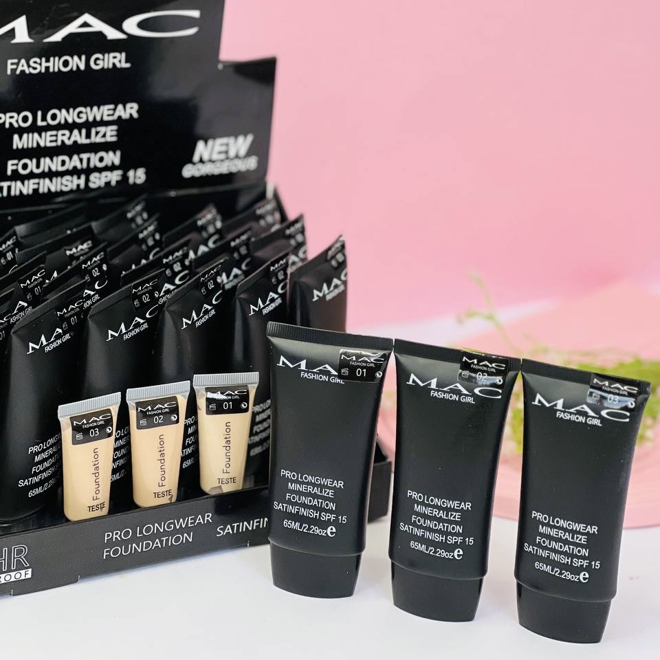 کرم پودر تیوپی مک MAC در 3 شماره