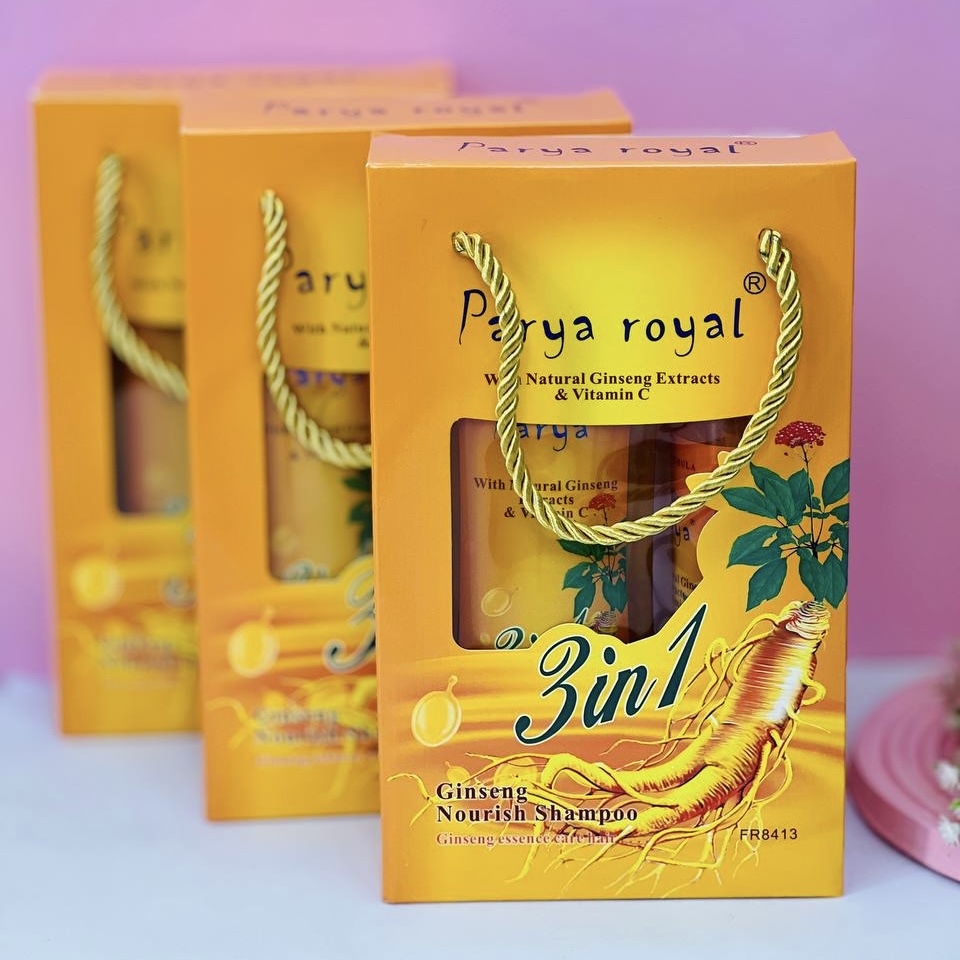 پک دو قلو شامپو و ماسک مو جینسینگ پریا رویال PARYA ROYAL