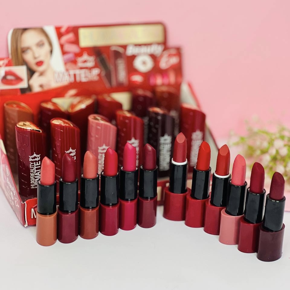 رژ لب جامد HUXIA BEAUTY در 12 تا رنگ