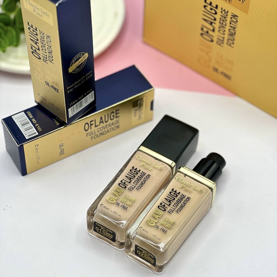 کرم پودر شیشه ای کلاسیک لیدی پیور CLASSIC LADY PURE