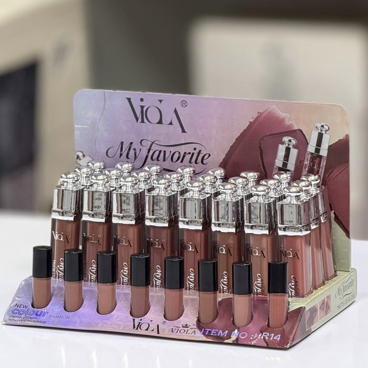 رژ لب مایع مات ویولا VIOLA اورجینال تستر دار عمده