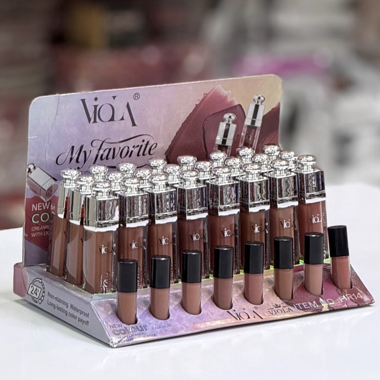 رژ لب مایع مات ویولا VIOLA اورجینال تستر دار عمده