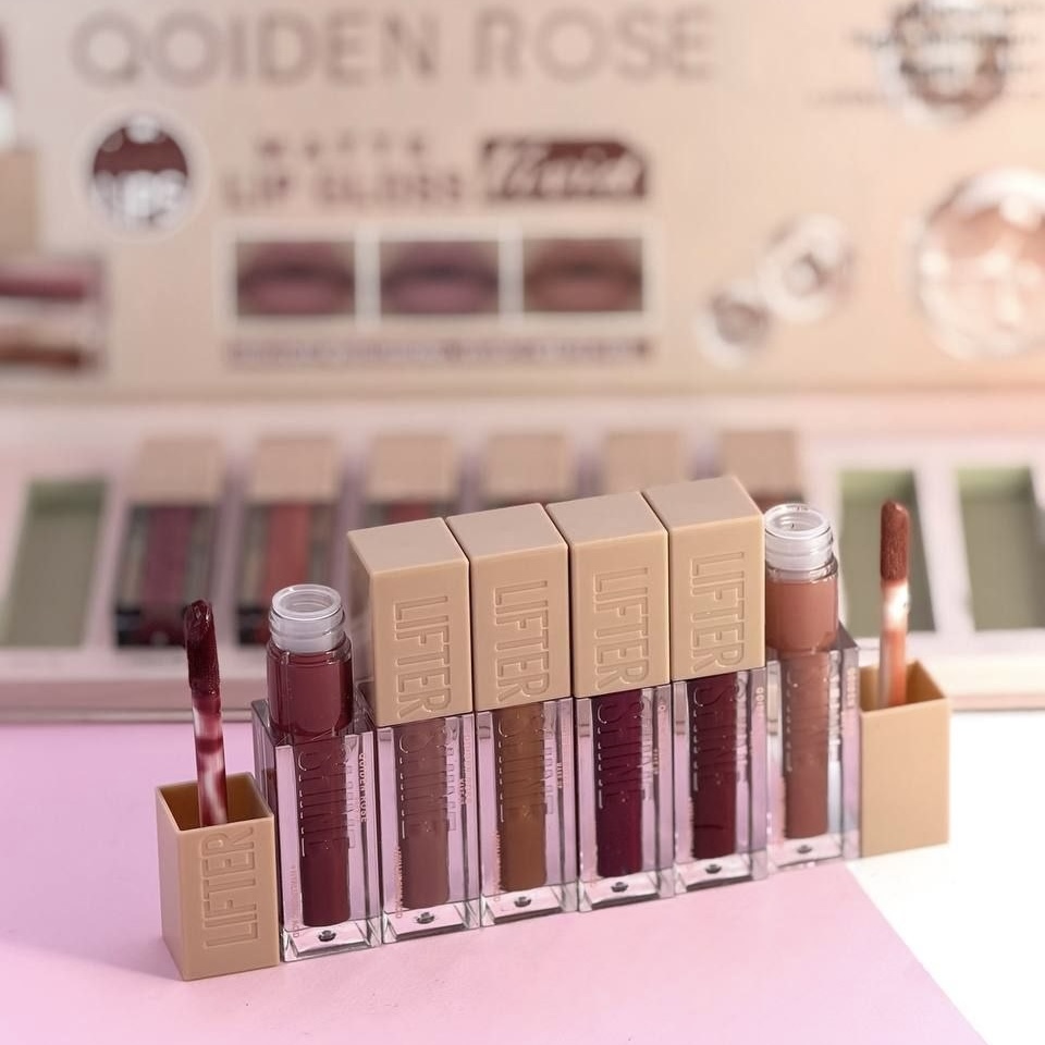 پک رژ لب مایع کویدن رز QOIDEN ROSE 12 عددی
